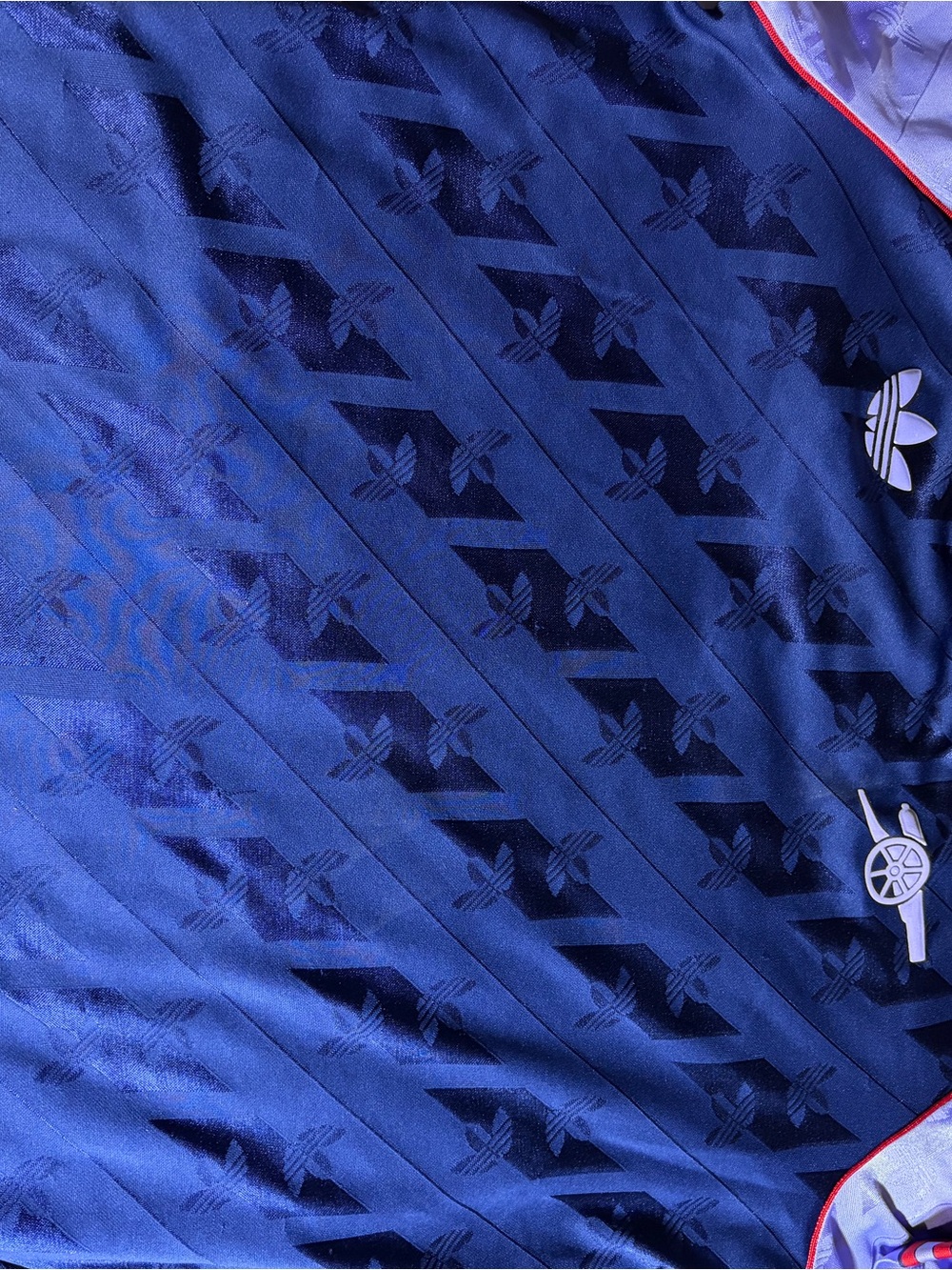 adidas Men’s Navy Blue Patterned Jersey